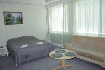 Фото номера Семейный номер с общей ванной комнатой Хостелы Hotel Ilomantsi North Star г. Иломантси 6